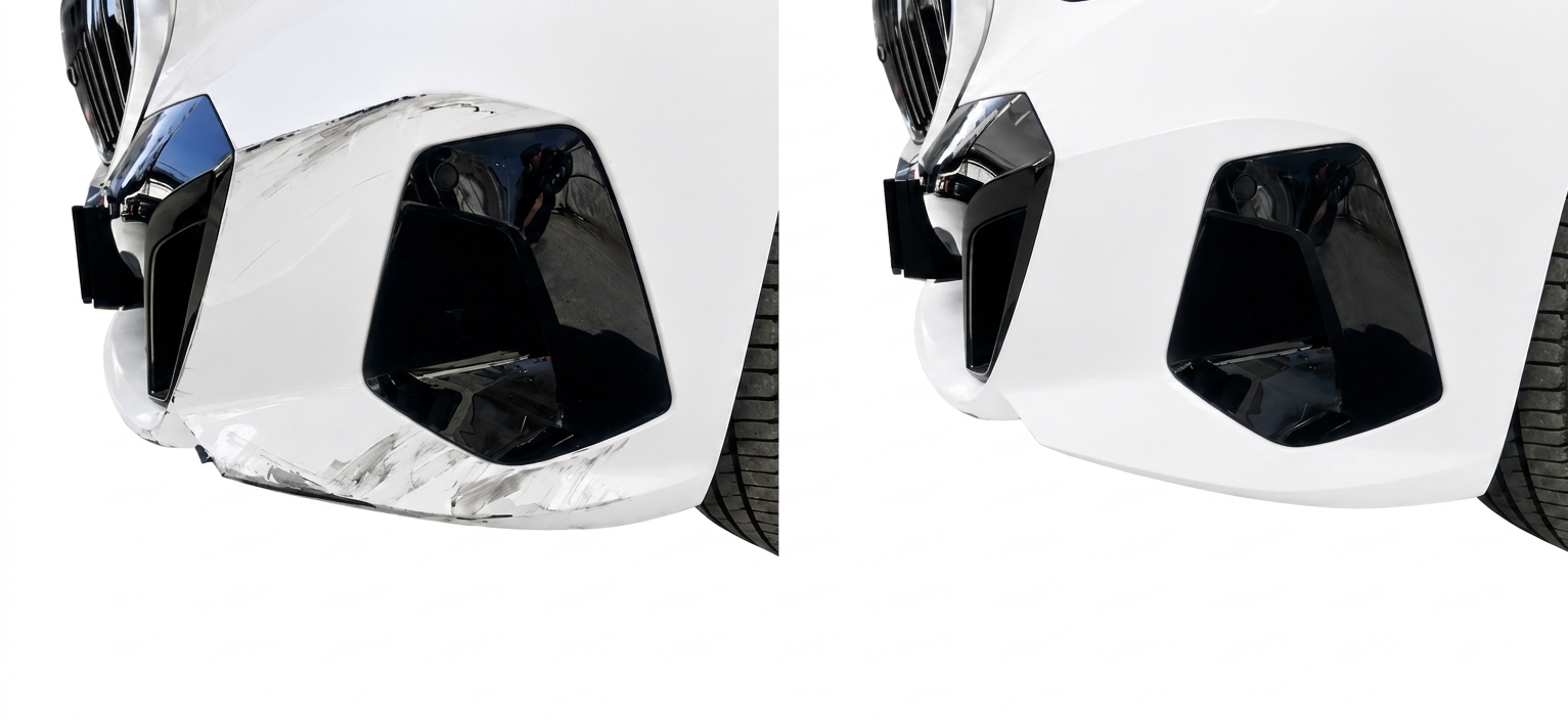 BMW i5 수리 전후 사진